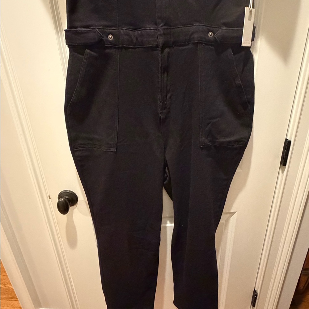 Good American Fit for Success Women's Denim Jumpsuit - Picture 3 of 7